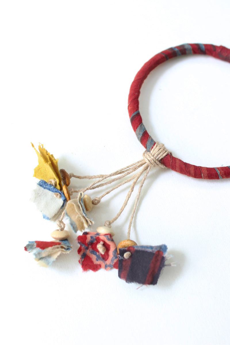 Tassel Bangle - Red