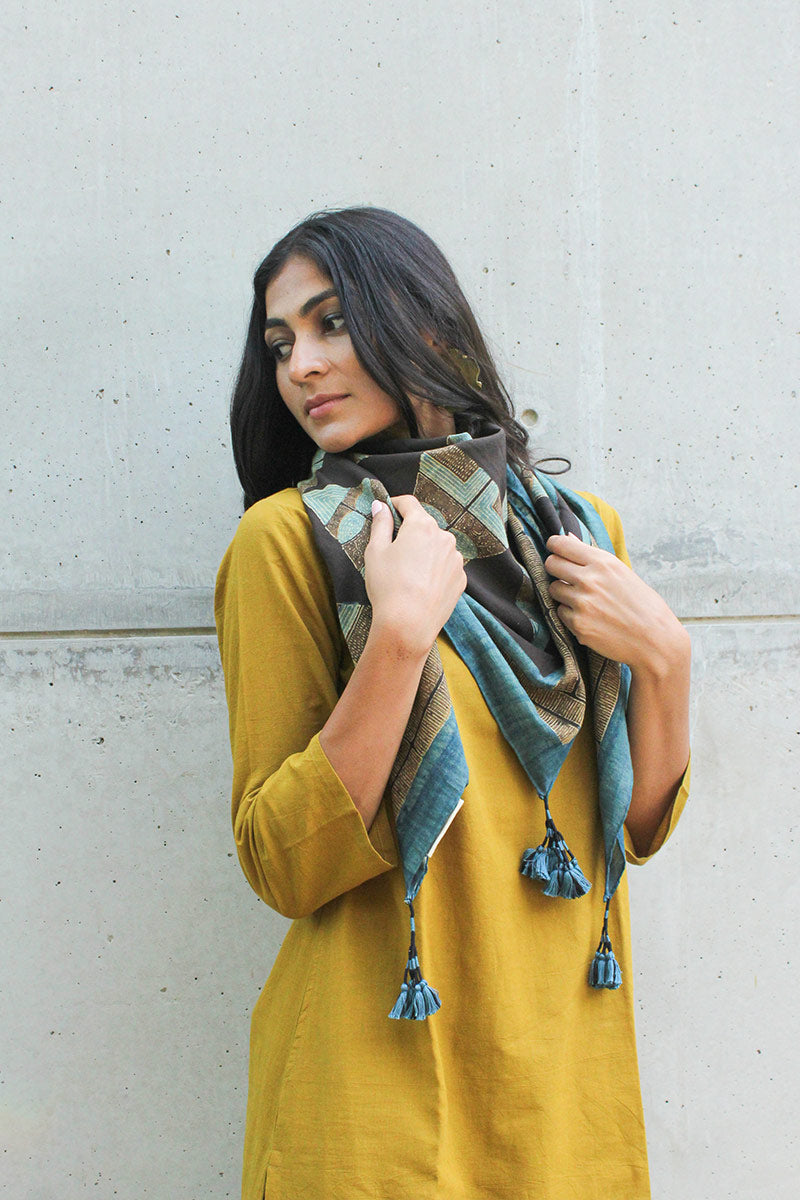 Set of 3 - Kurta, Culotte & Scarf 03