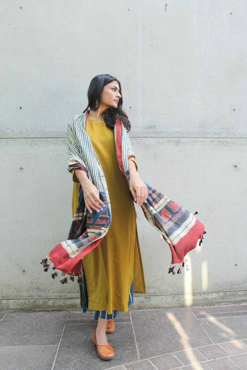 Set of 3 - Kurta, Culotte & Dupatta 01