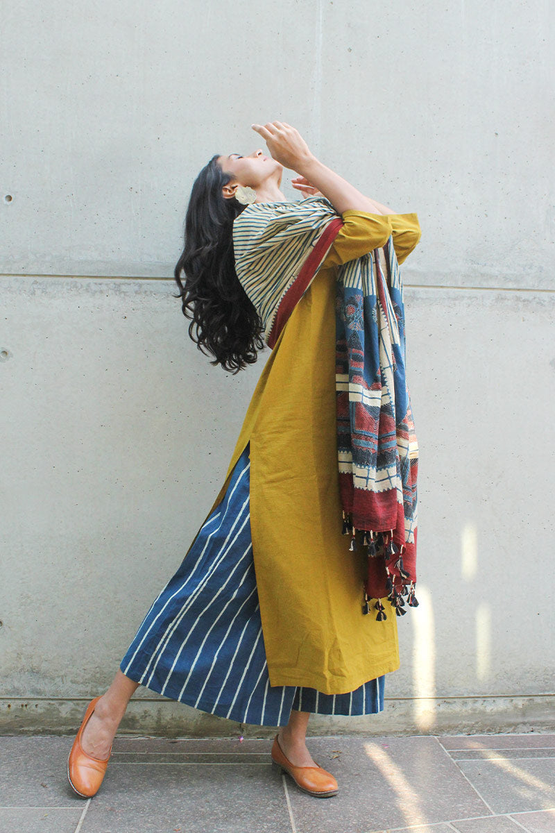 Set of 3 - Kurta, Culotte & Dupatta 01