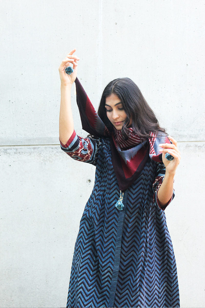 Set of 3 - Kurta, Culotte & Scarf 02