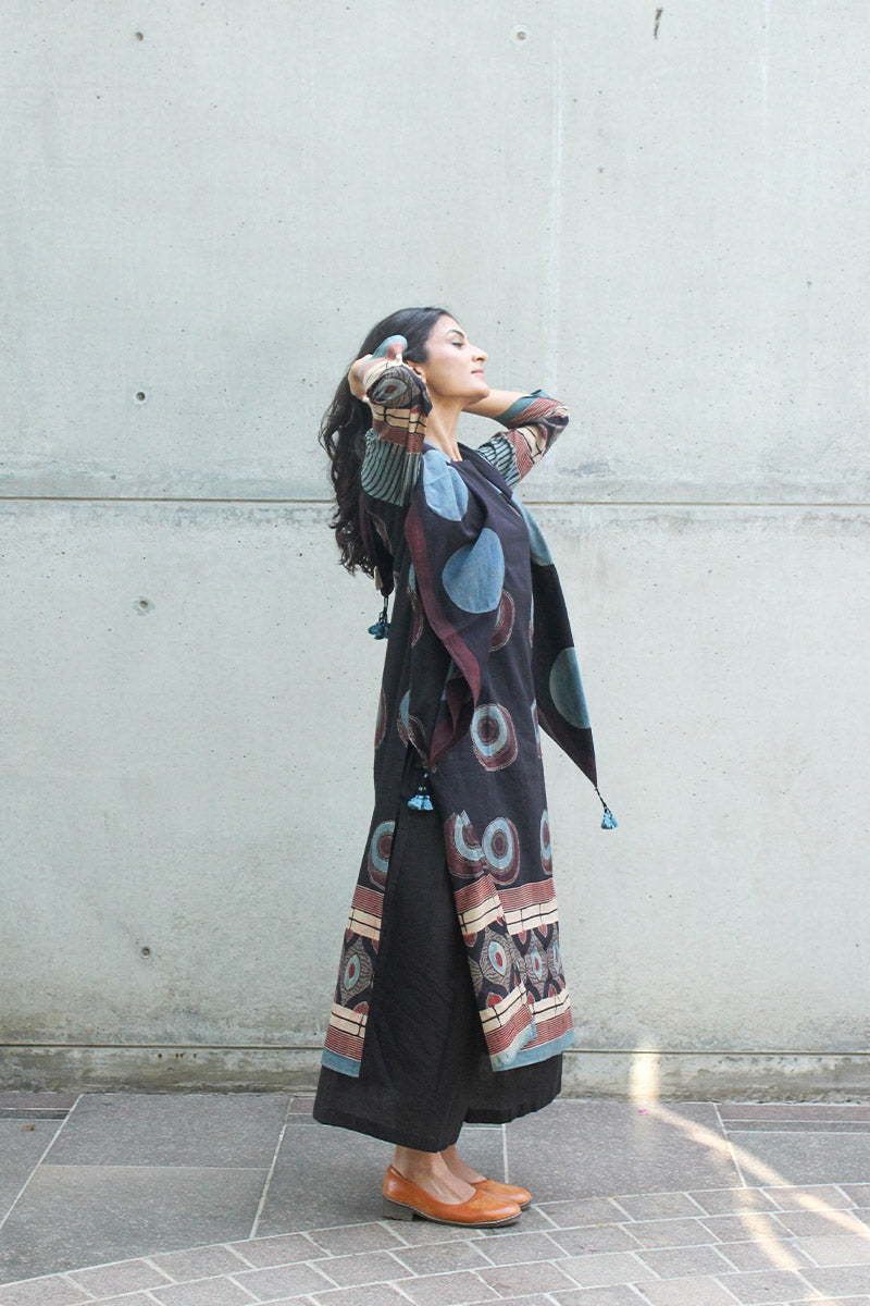 Set of 3 - Kurta, Culotte & Scarf 01