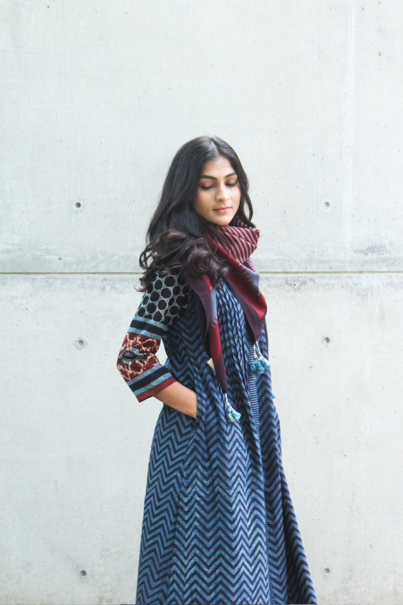 Set of 3 - Kurta, Culotte & Scarf 02