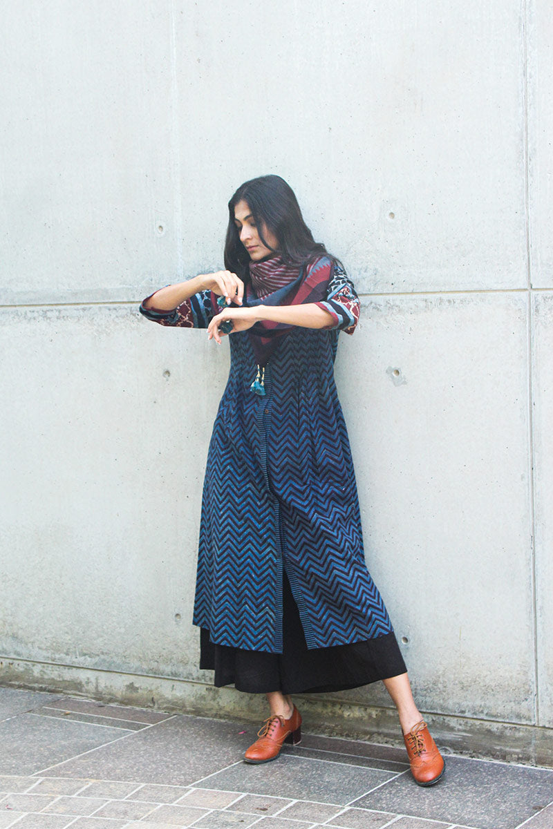 Set of 3 - Kurta, Culotte & Scarf 02