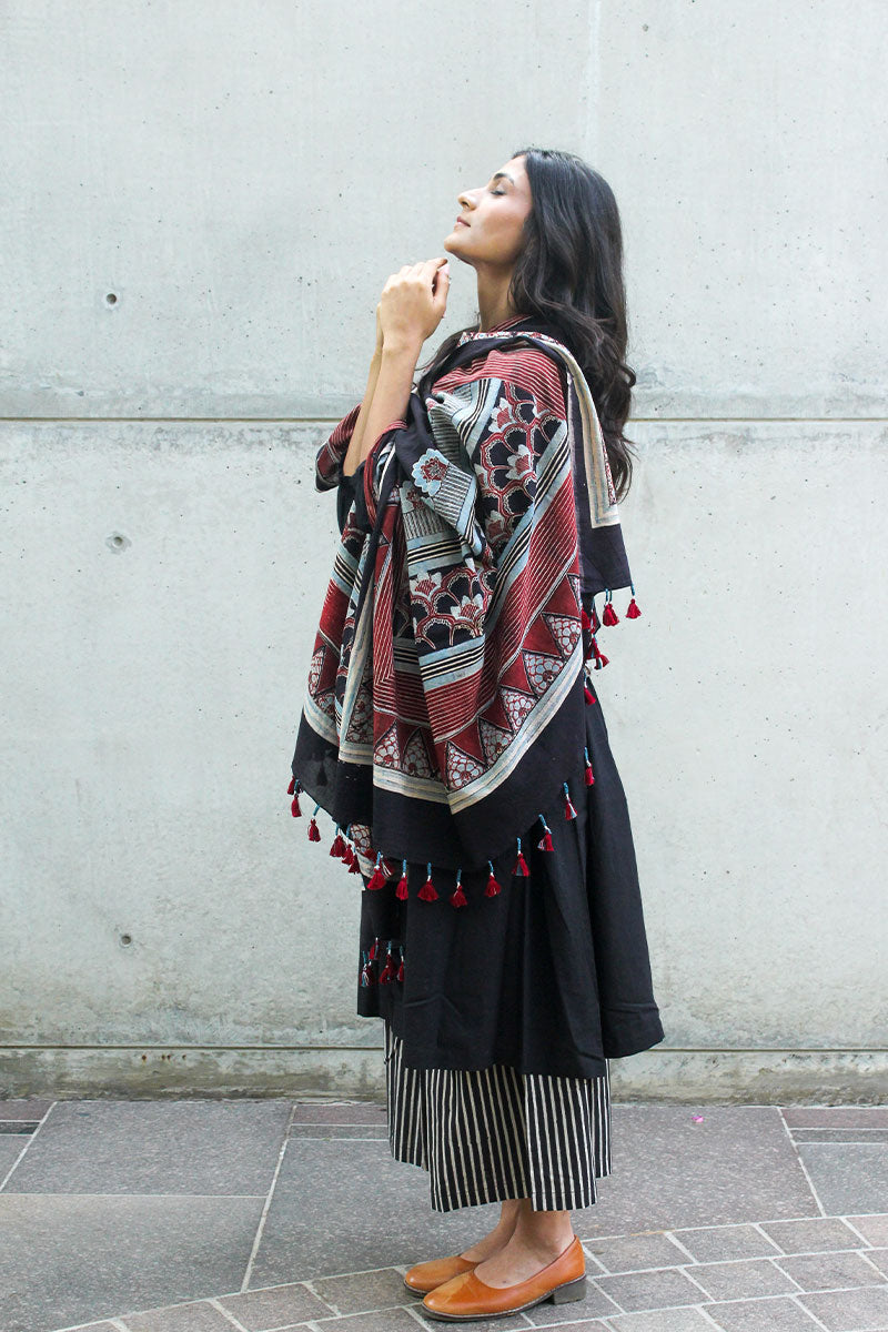 Set of 3 - Kurta, Culotte & Dupatta 02