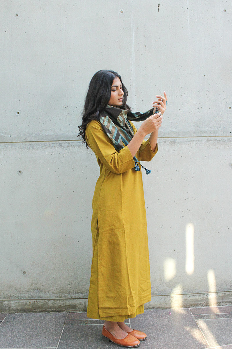 Set of 3 - Kurta, Culotte & Scarf 03