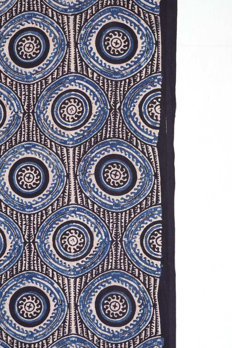Cotton Fabric - Oran Black Indigo