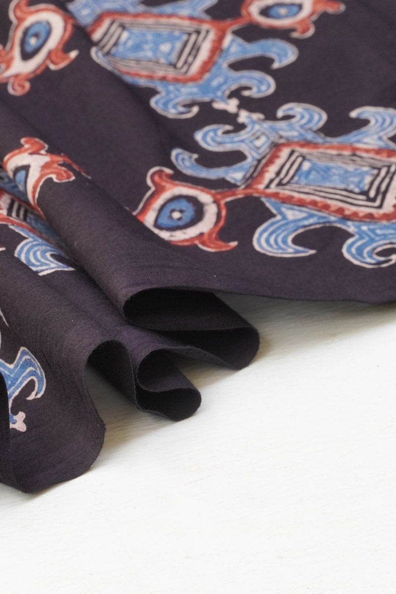 Cotton Fabric - Saaz Black