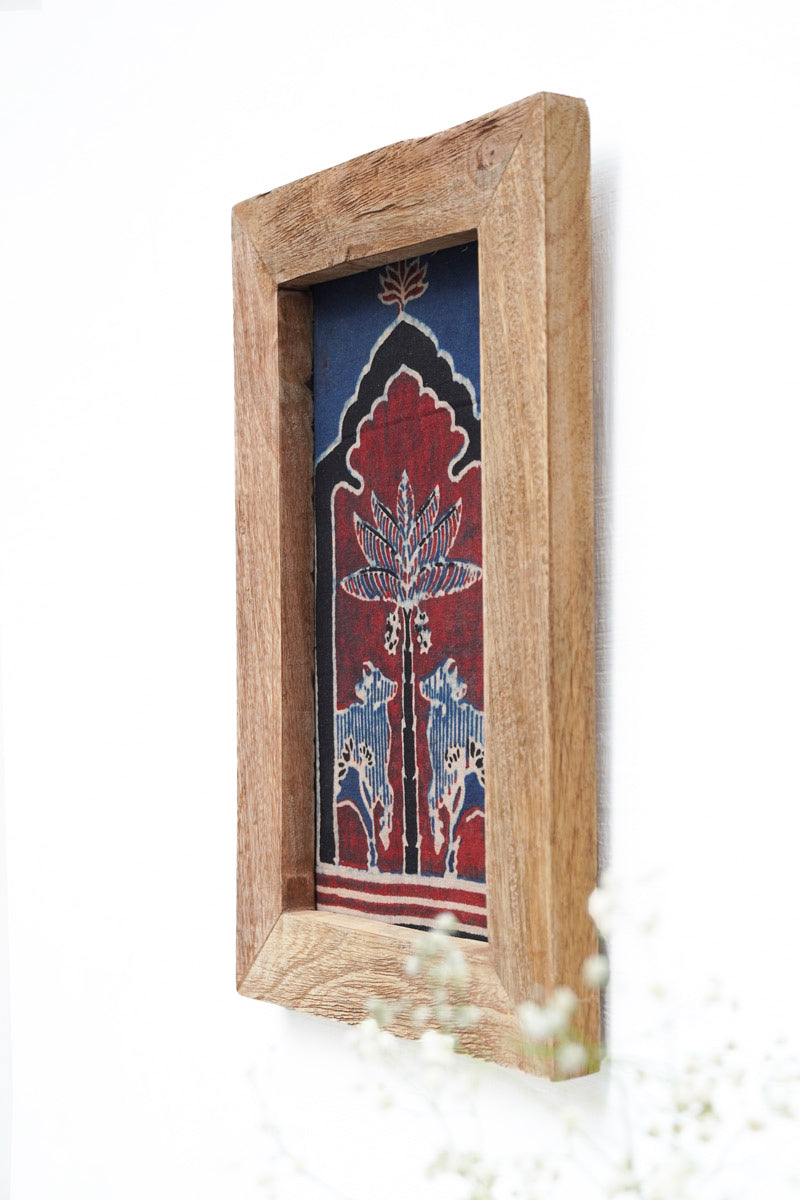 Wooden Frame with Pichwai Motif - 14