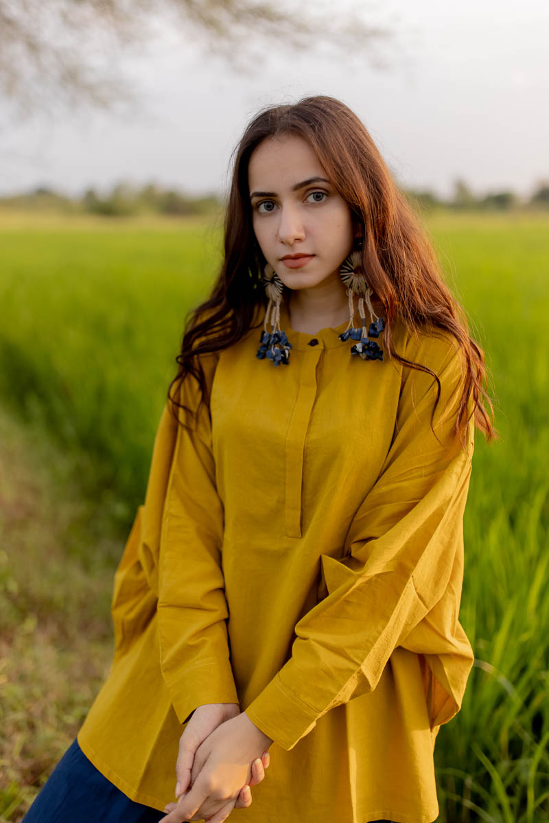 Freesize Antifit Top – Mustard Green