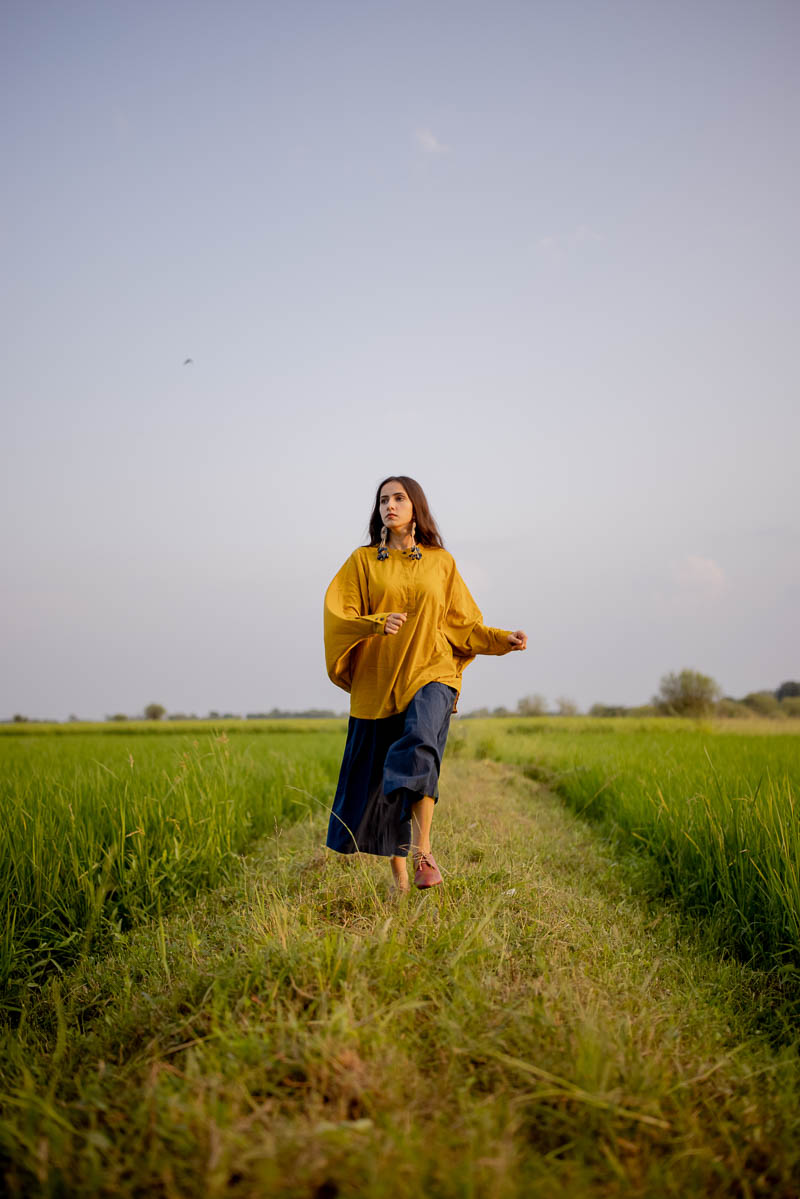 Freesize Antifit Top – Mustard Green