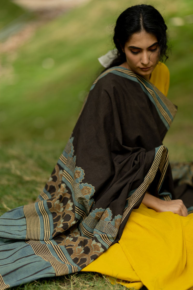 Set of 3 - Basic Kurta, Dupatta, Culotte - Aviv