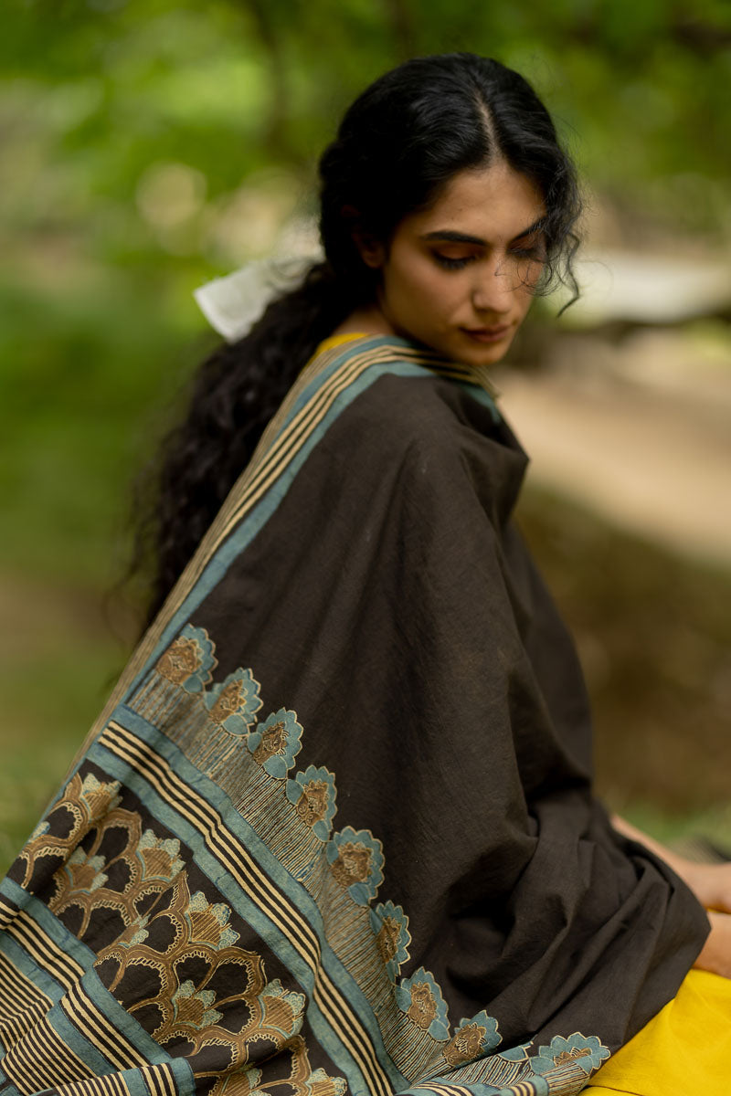 Set of 3 - Kurta, Dupatta, Culotte - Nuri