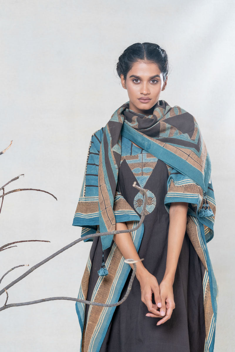 Co-ord Set of 2 – Kaftan & Scarf – Sura 03