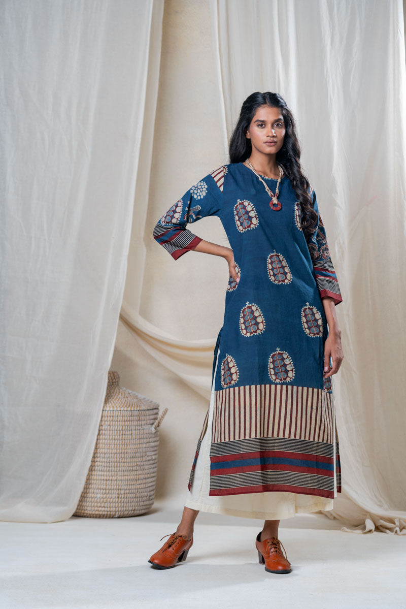 Classic Kurta – Indigo Makarand