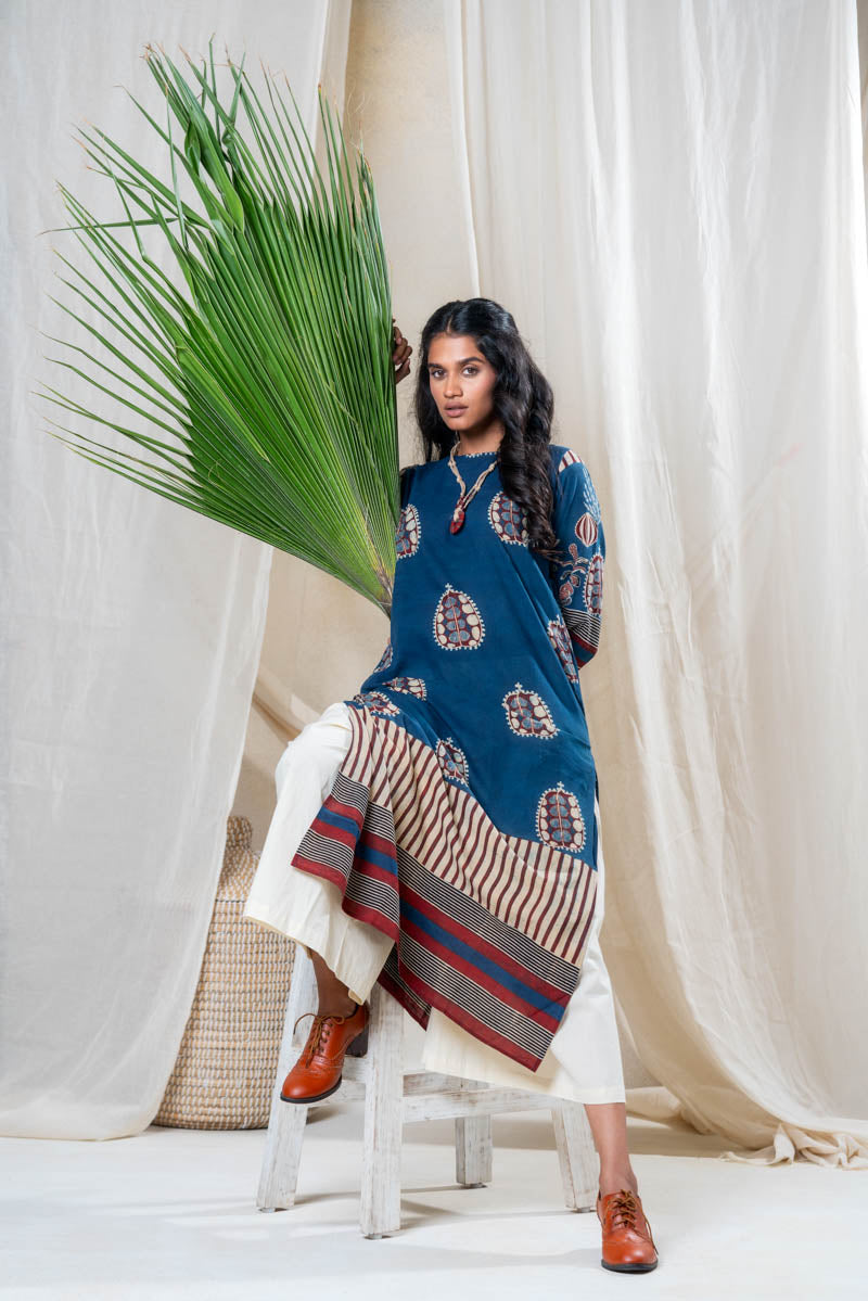 Classic Kurta – Indigo Makarand