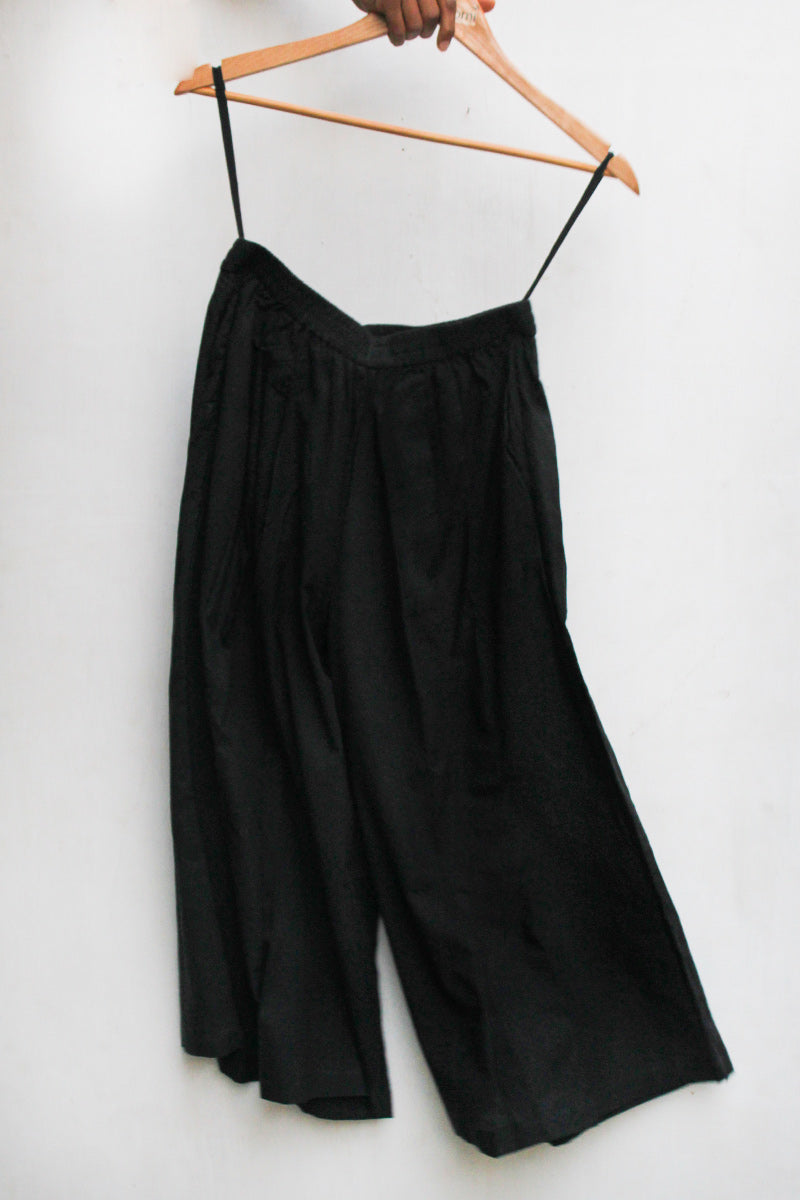 Freesize Black Culottes