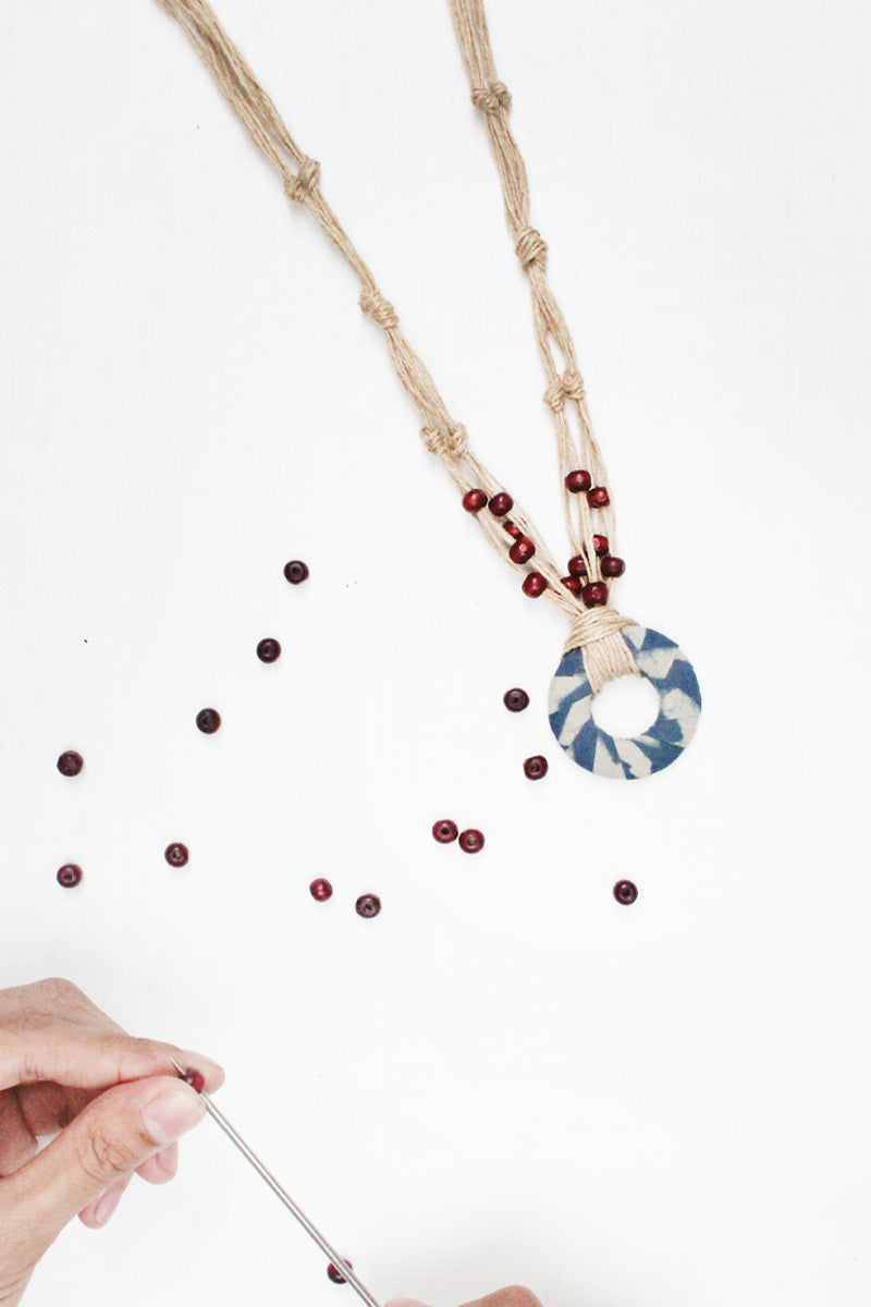 Pendant Necklace – Indigo