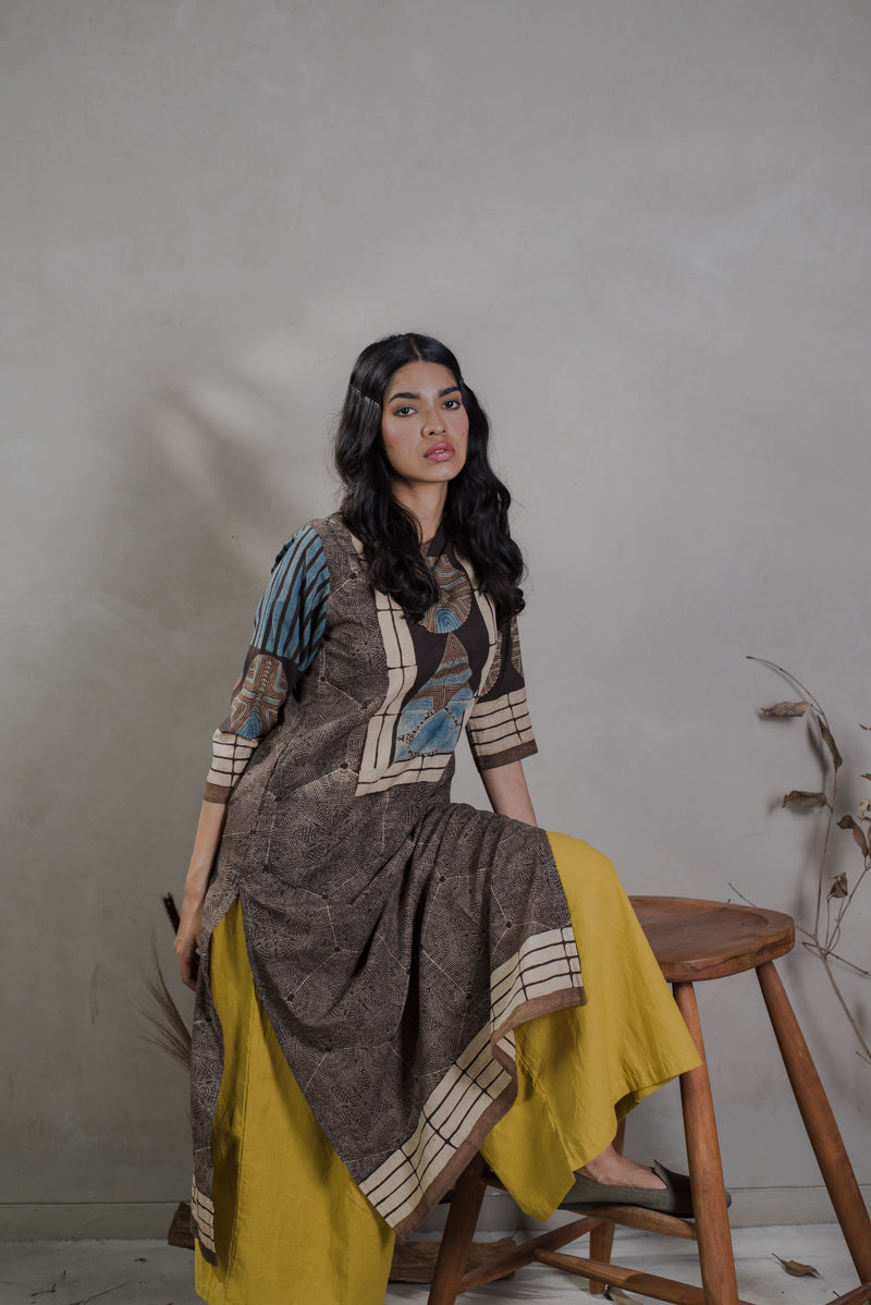 Co-ord Set of Kurta-Culotte-Dupatta – Sura 11