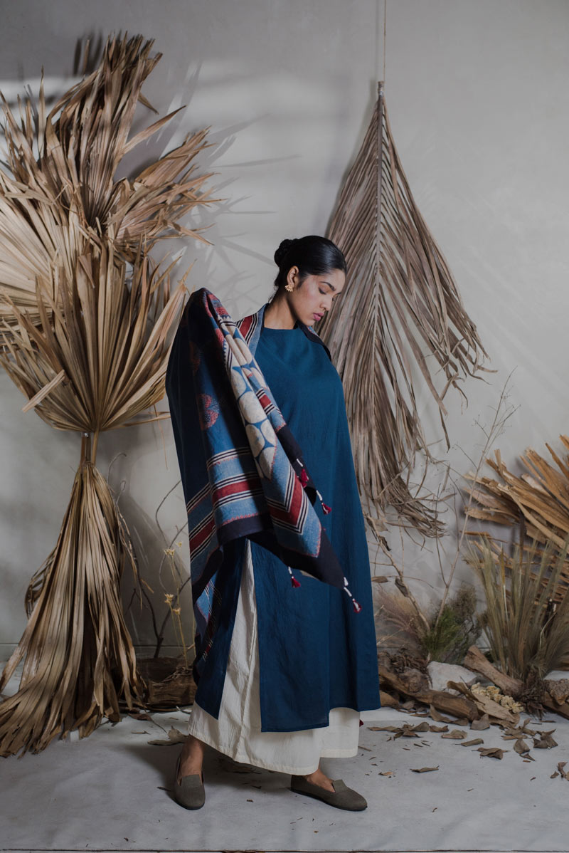 Co-ord Set of 3 - Kurta, Culotte & Dupatta - Sura 16