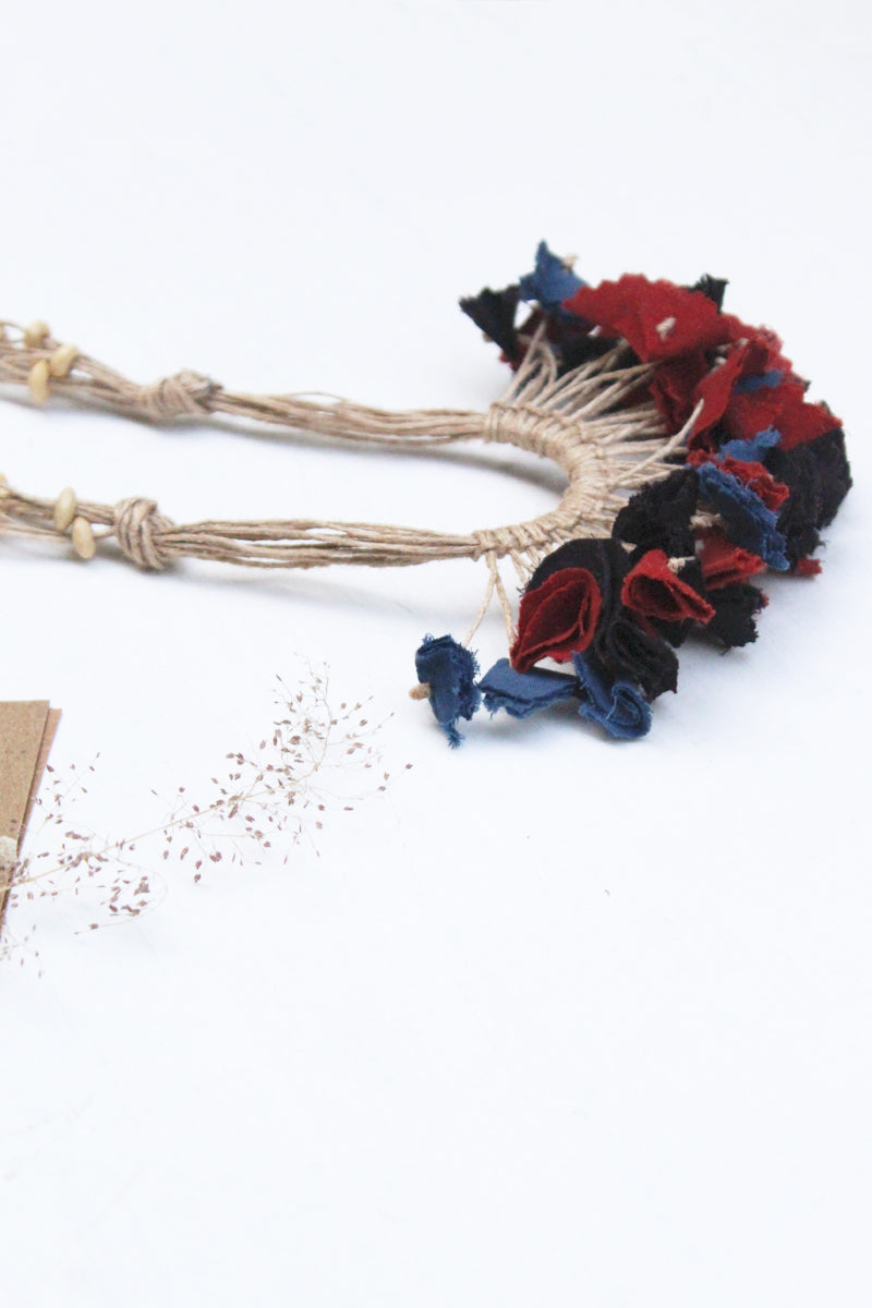 Textile Tassel Necklace – 9