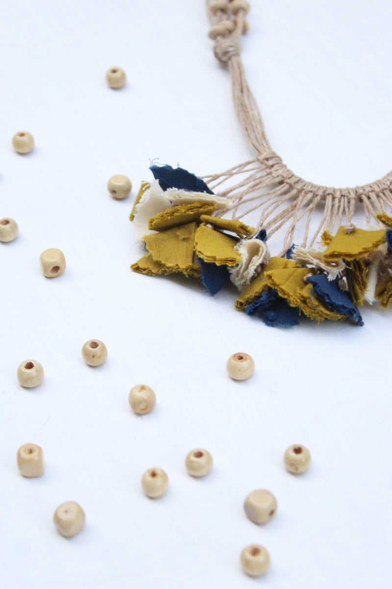 Textile Tassel Necklace – 8