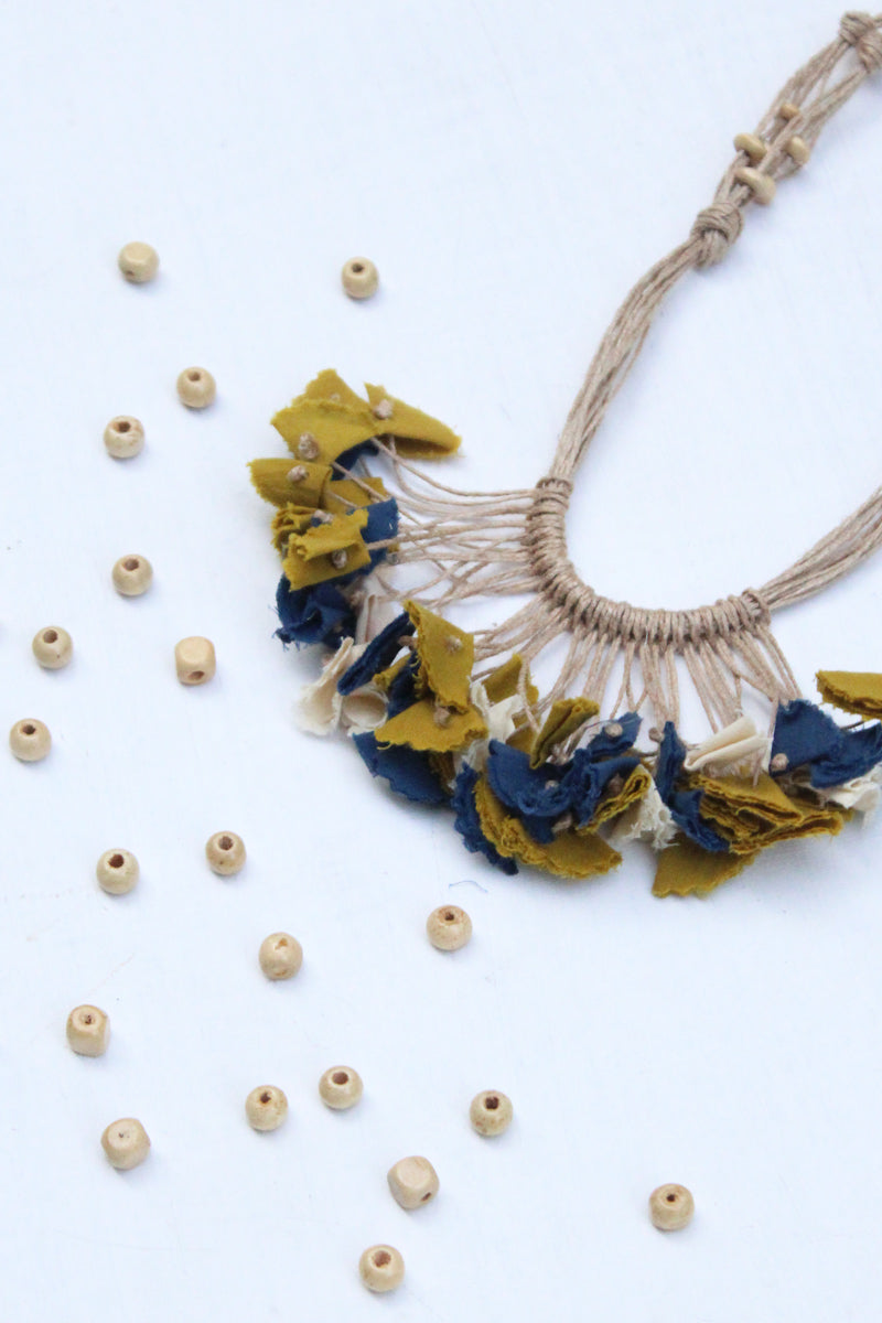 Textile Tassel Necklace – 8