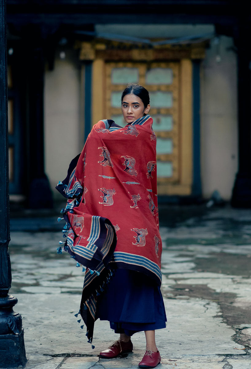 Cotton Dupatta – Gulenar 01