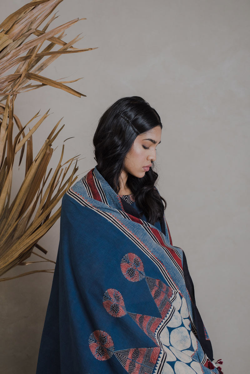 Cotton Dupatta - Sura 01