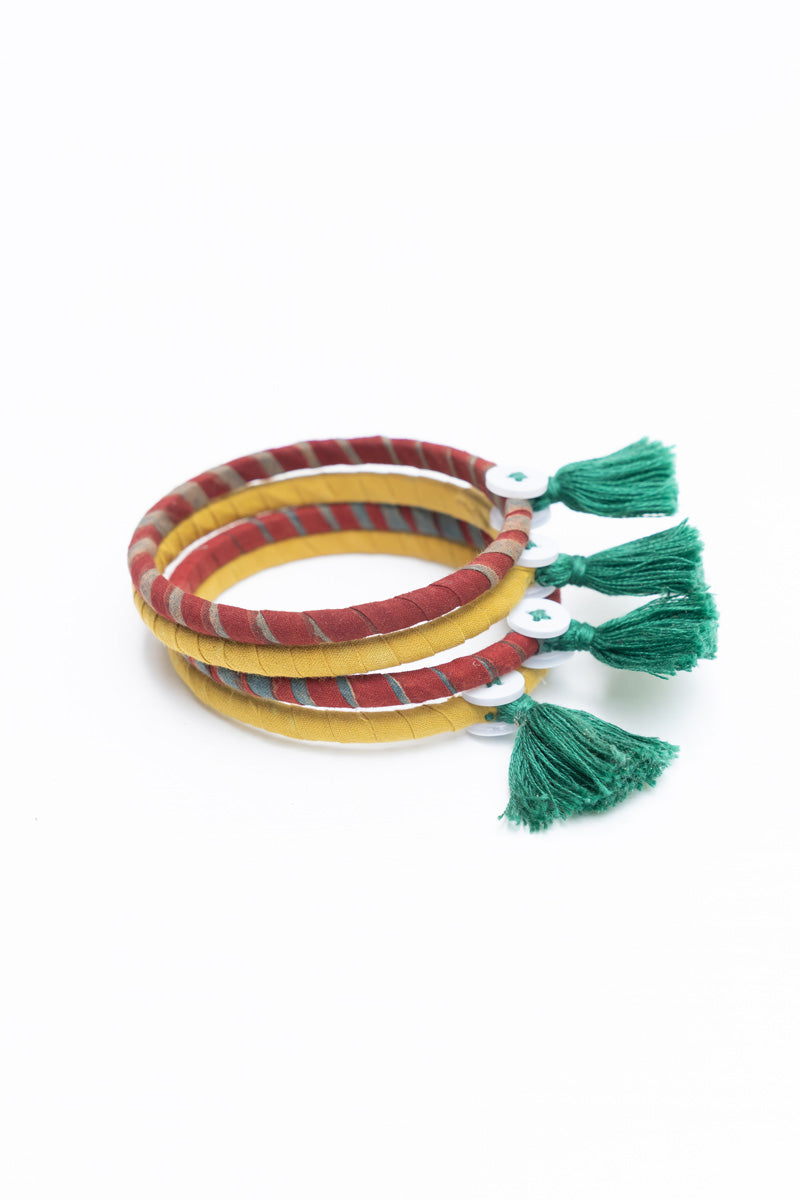 Upcycled Bangles – Set of 4