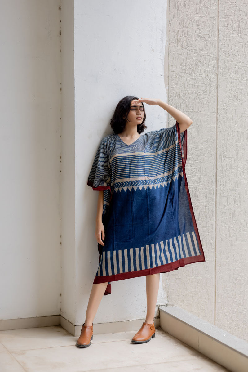 Freesize Kaftan Dress -Geo 20