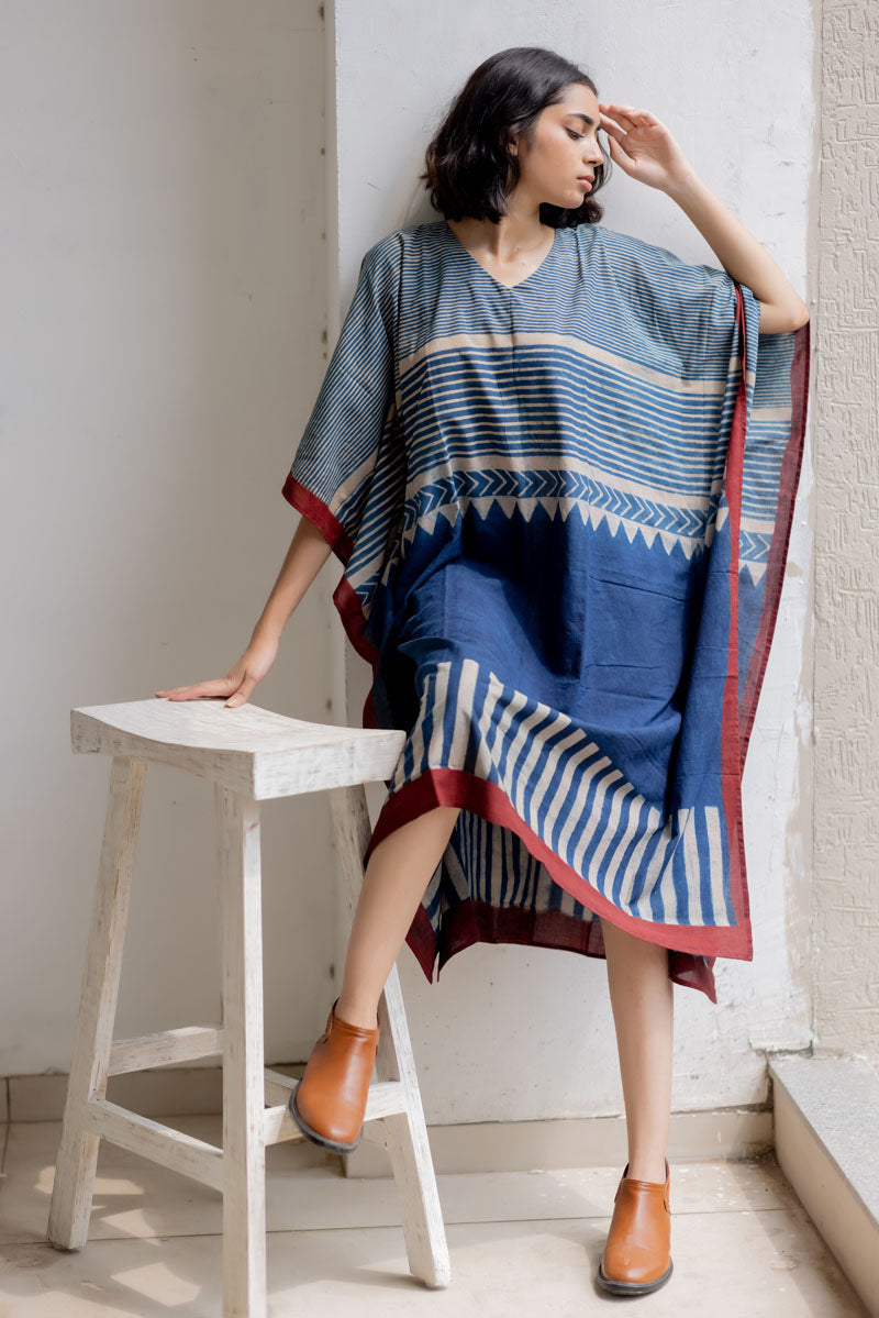 Freesize Kaftan Dress -Geo 20