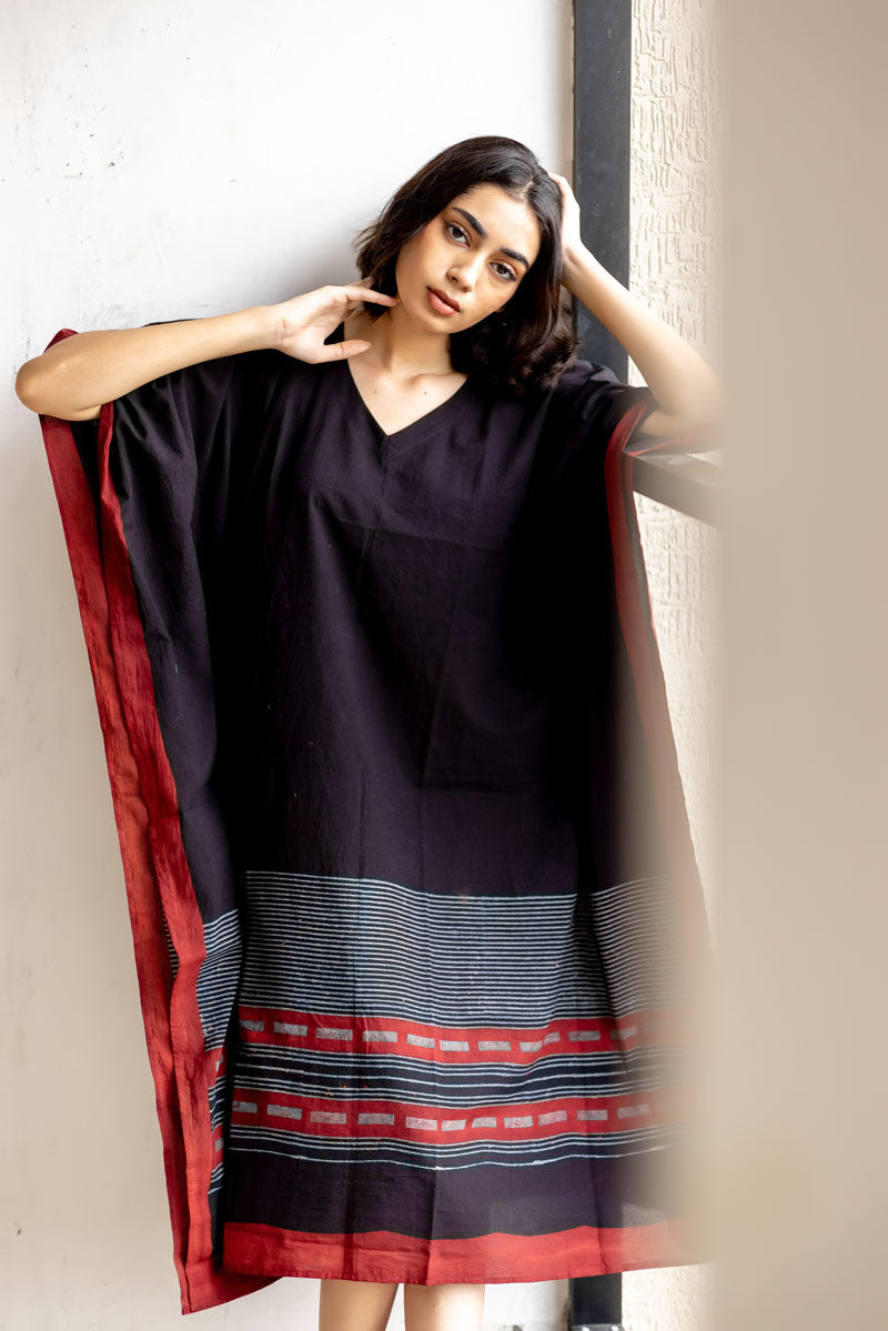 Freesize Kaftan Dress -Geo 08