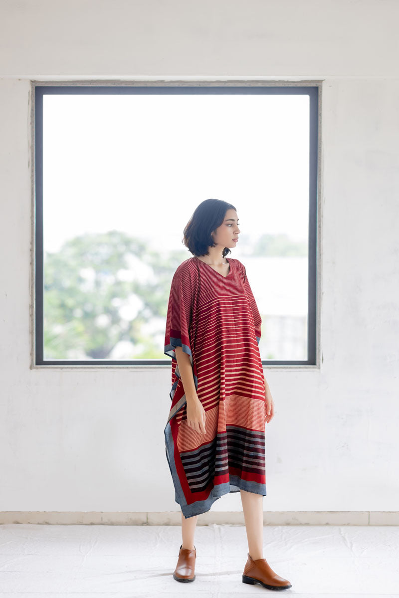 Freesize Kaftan Dress -Geo 03