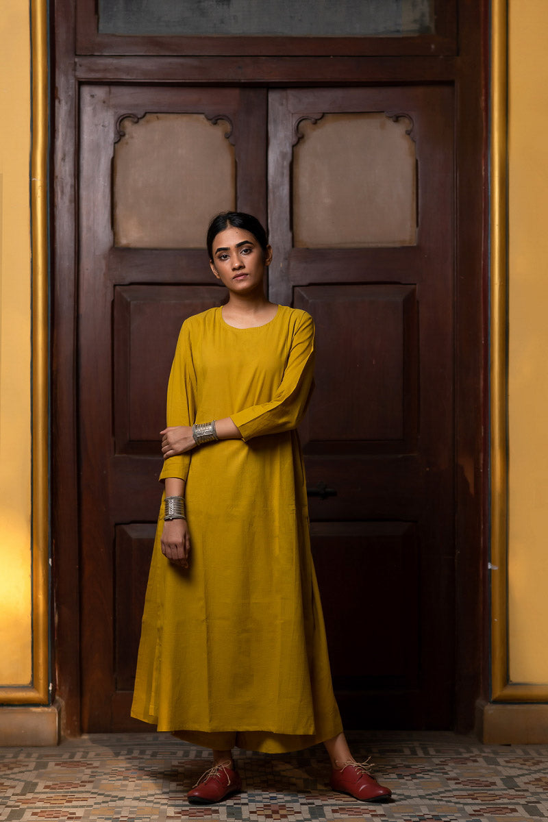 Co-ord Set of Kurta-Culotte-Dupatta – Nila 02