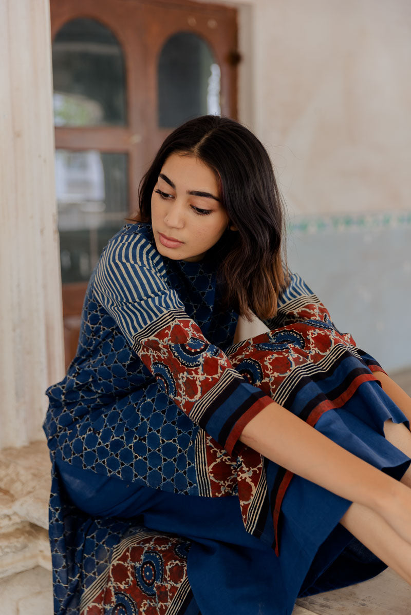 Classic Kurta -Indigo Airin