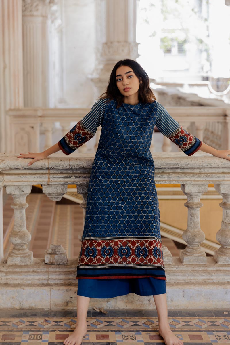 Classic Kurta -Indigo Airin