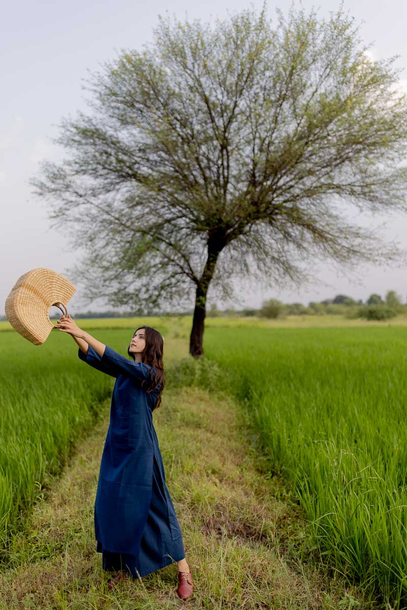 Basic Kurta – Indigo