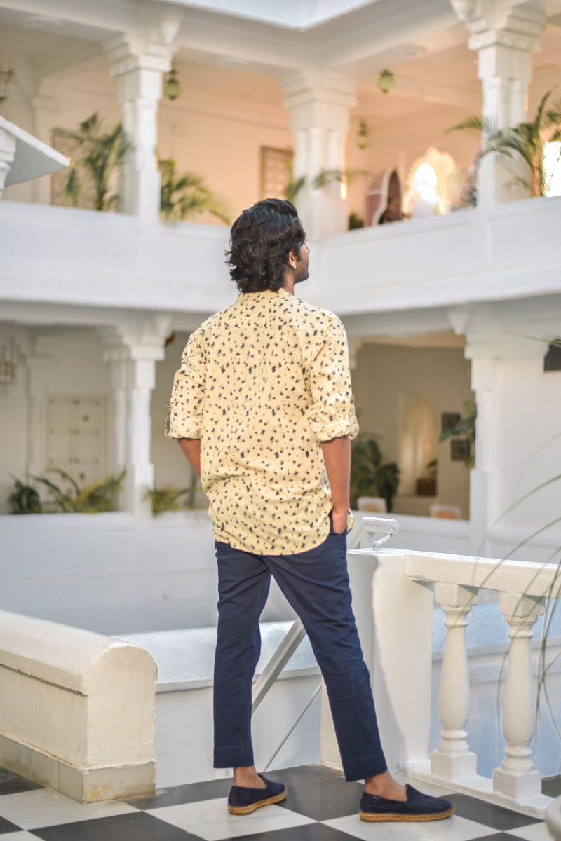 Band collar Shirt – Atwar