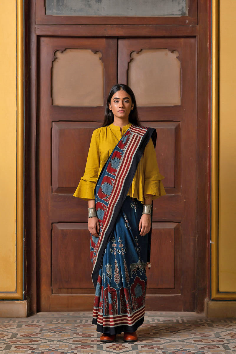 Cotton Saree - Nila 01