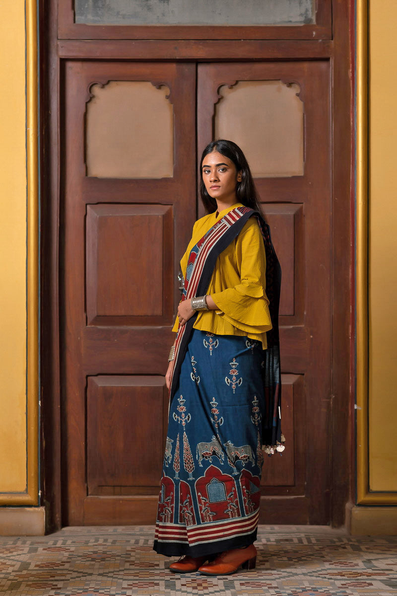 Cotton Saree - Nila 01