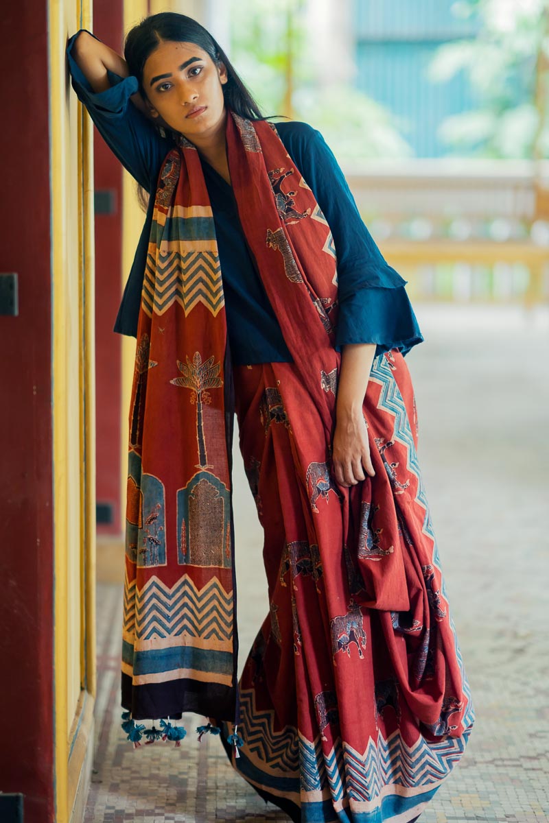 Cotton Saree - Gulenar 02