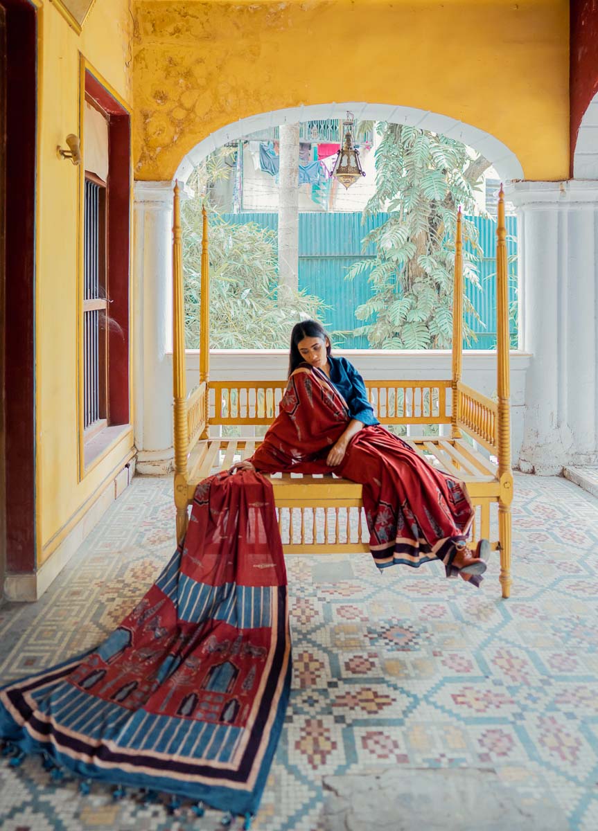 Cotton Saree - Gulenar 01