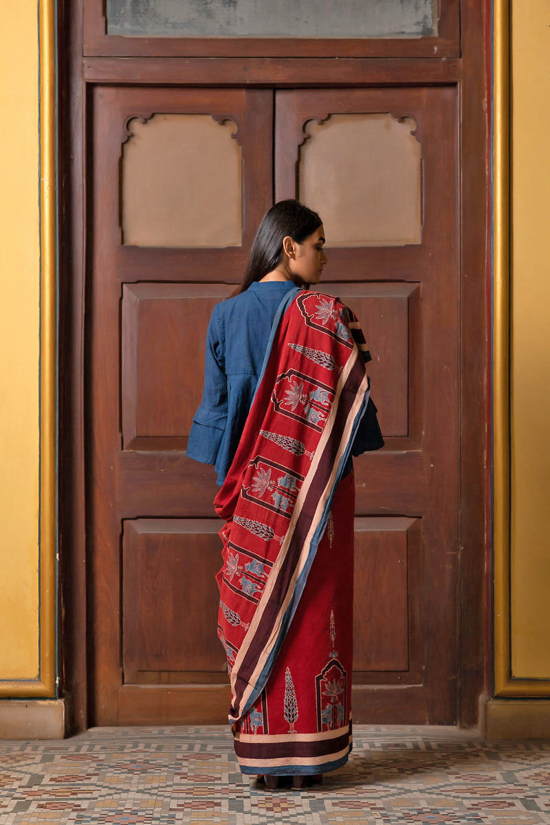 Cotton Saree - Gulenar 01