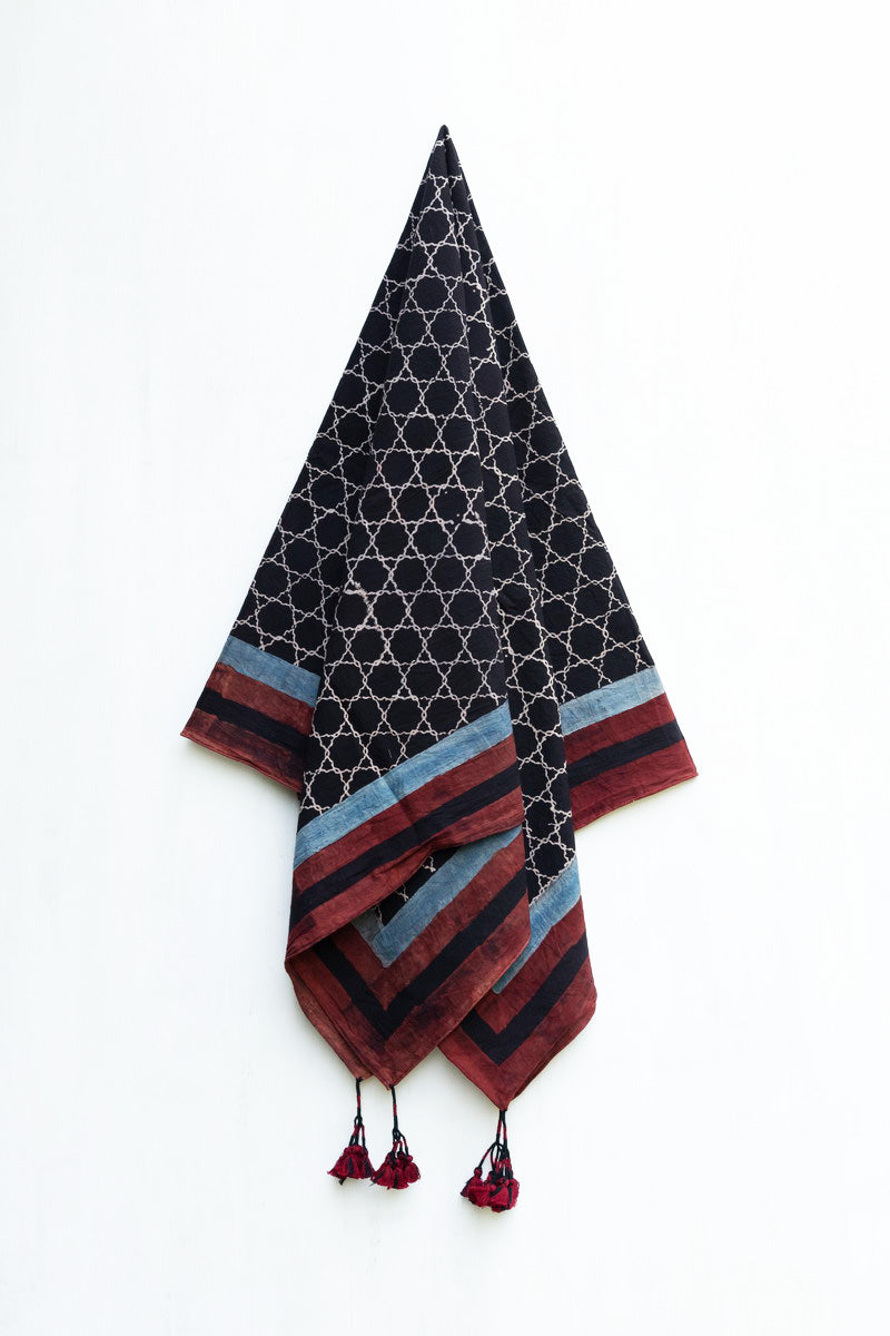 Cotton Scarf - Black Airin