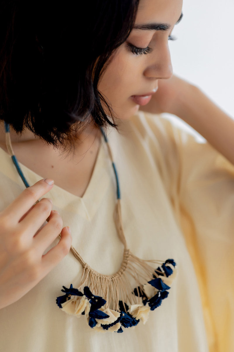 Textile Tassel Necklace - 5
