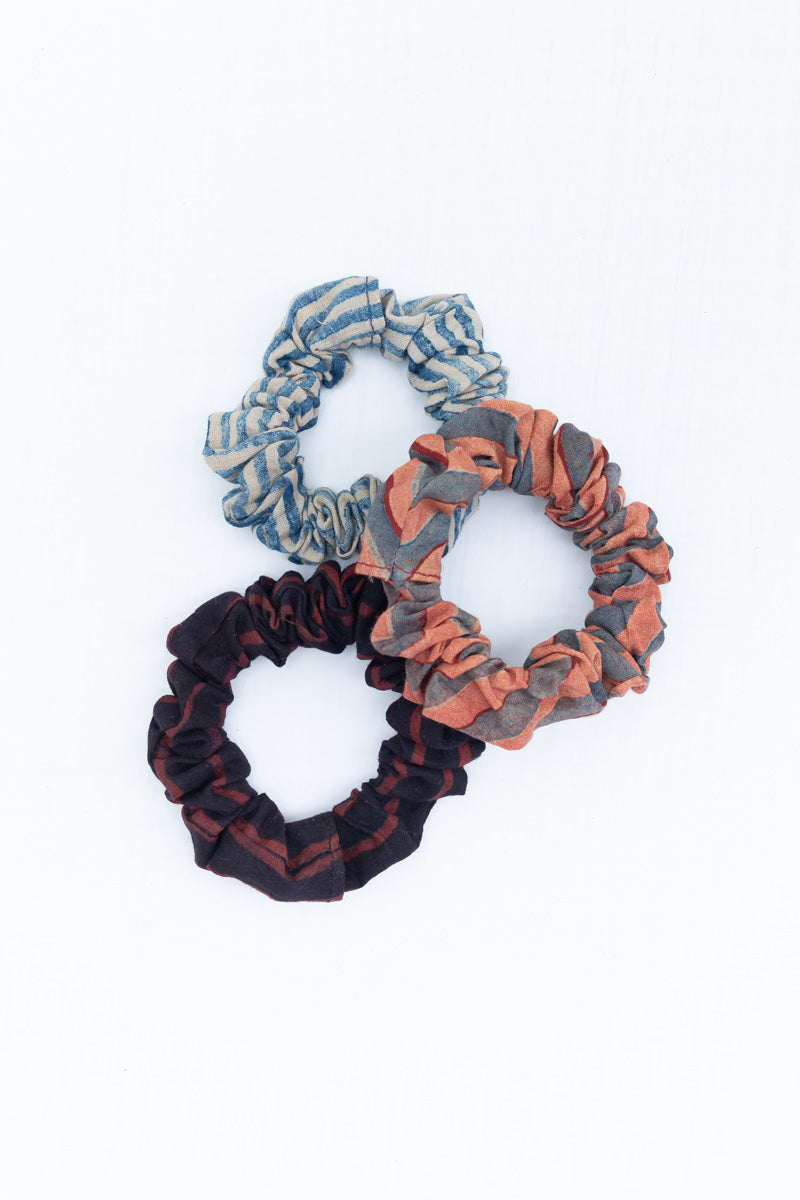 Set of 3 Scrunchies – Earthy