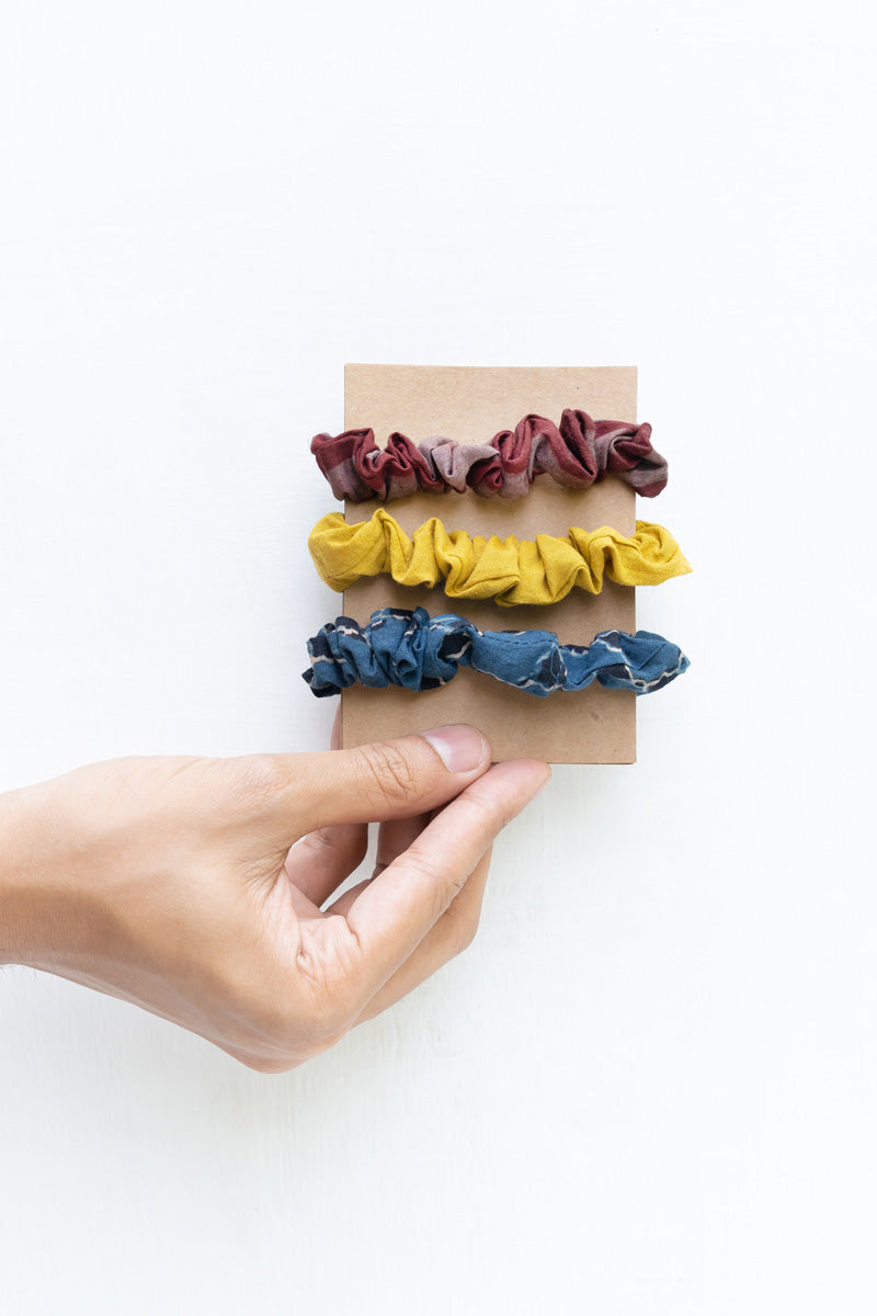 Set of 3 Scrunchies - Bliss