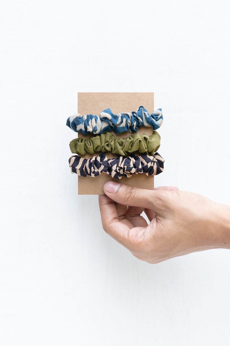 Set of 3 Scrunchies - Serene