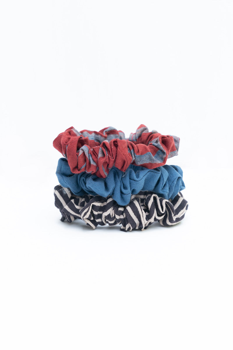 Set of 3 Scrunchies – Poppy